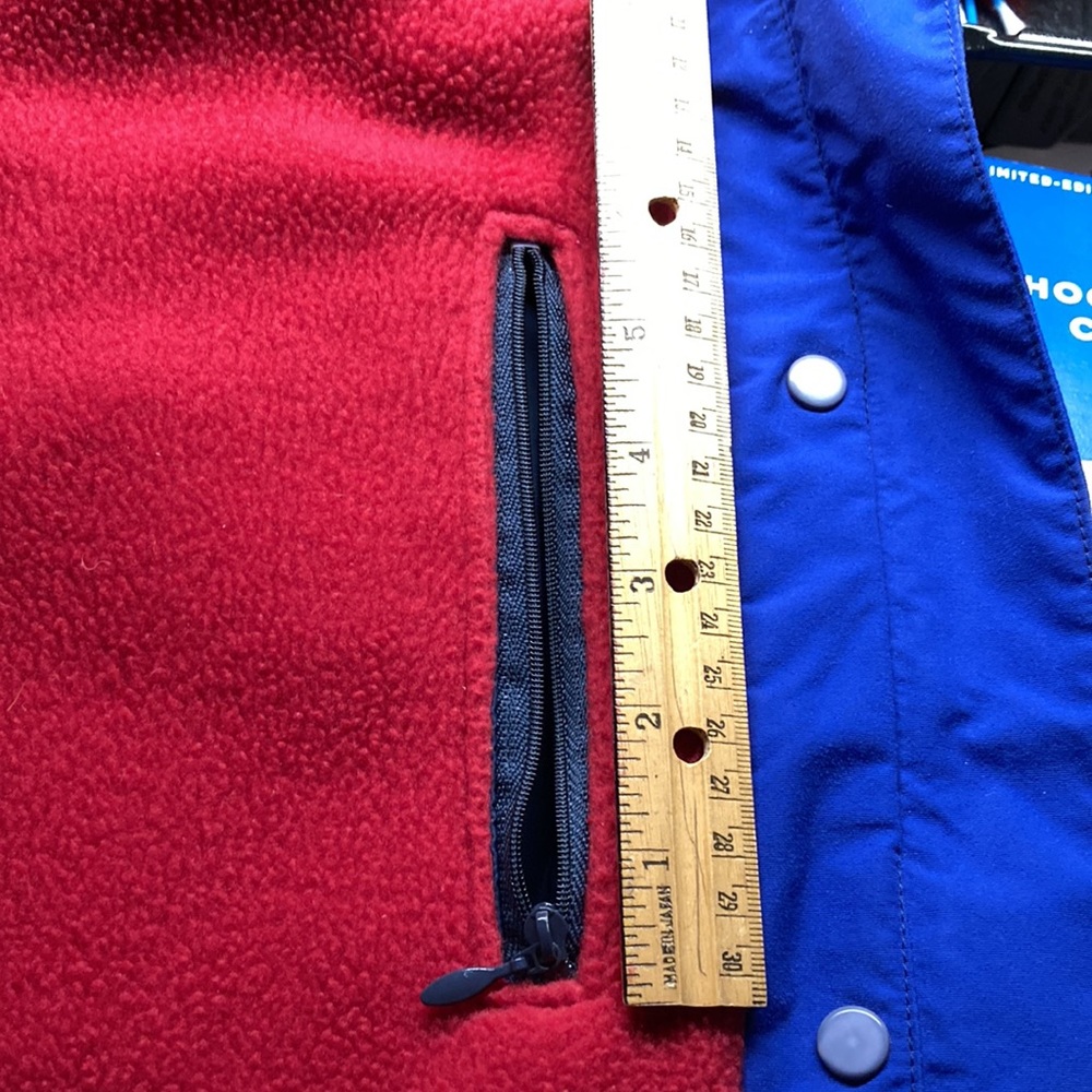 Patagonia Shelled Synchilla Ski Jacket Purple Red Womens Small Vintage - Picture 11 of 16